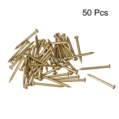 Harfington Uxcell Small Tiny Brass Nails, for DIY Pictures Wooden Boxes Household Accessories