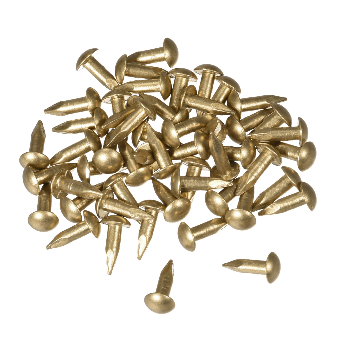 uxcell Uxcell Small Tiny Brass Nails, for DIY Pictures Wooden Boxes Household Accessories