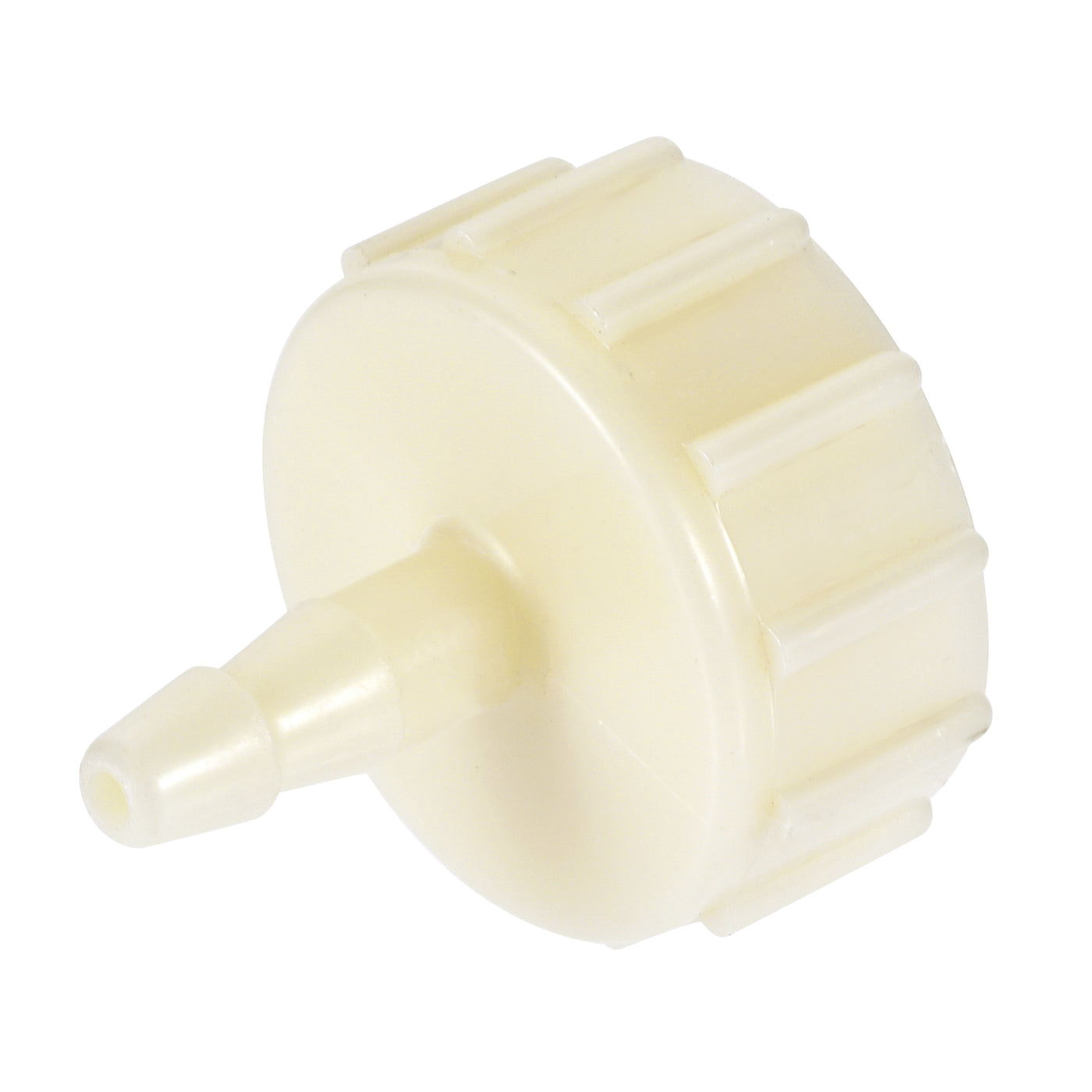 Uxcell Uxcell ABS Hose Barb Fitting Coupler, 16mm Barb x G1/2 Female Thread Pipe Adapter, White 2Pcs