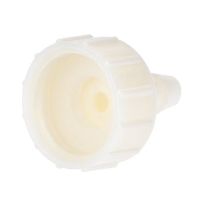 Harfington Uxcell ABS Hose Barb Fitting Coupler, 16mm Barb x G1/2 Female Thread Pipe Adapter, White 2Pcs