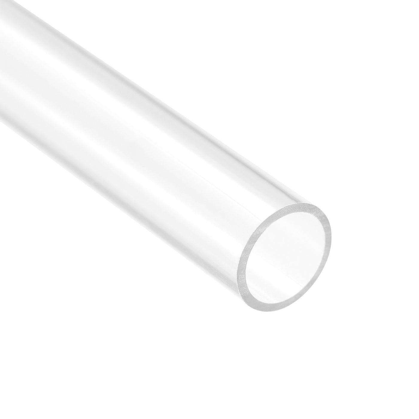 uxcell Uxcell Clear Rigid Tubing Round Plastic Polycarbonate Tubes