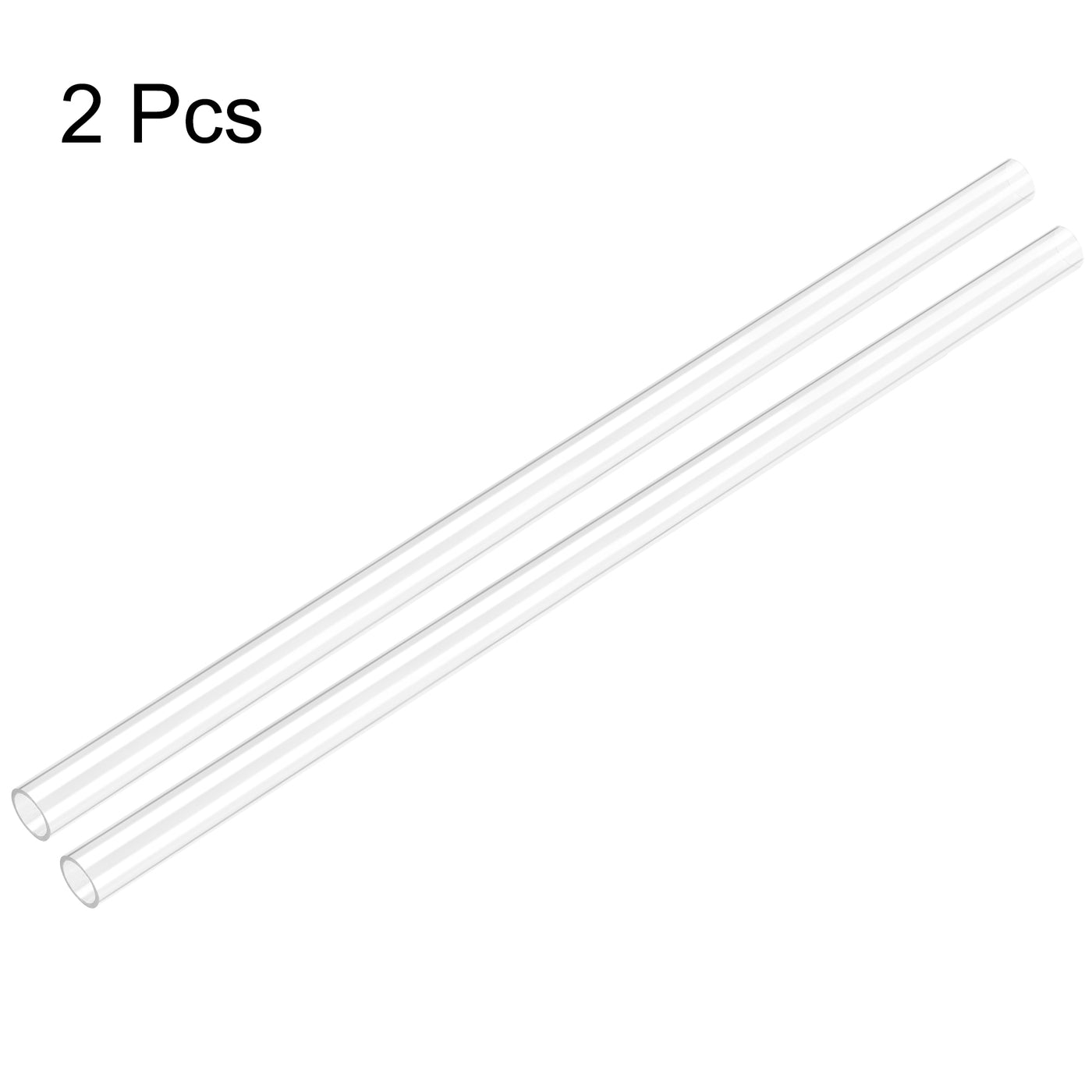 uxcell Uxcell Clear Rigid Tubing Round Plastic Polycarbonate Tubes