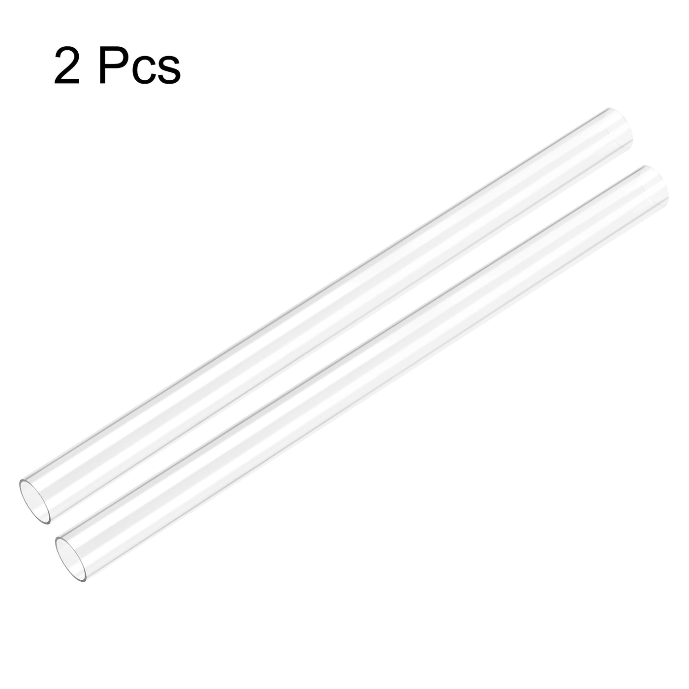 uxcell Uxcell Clear Rigid Tubing Round Plastic Polycarbonate Tubes