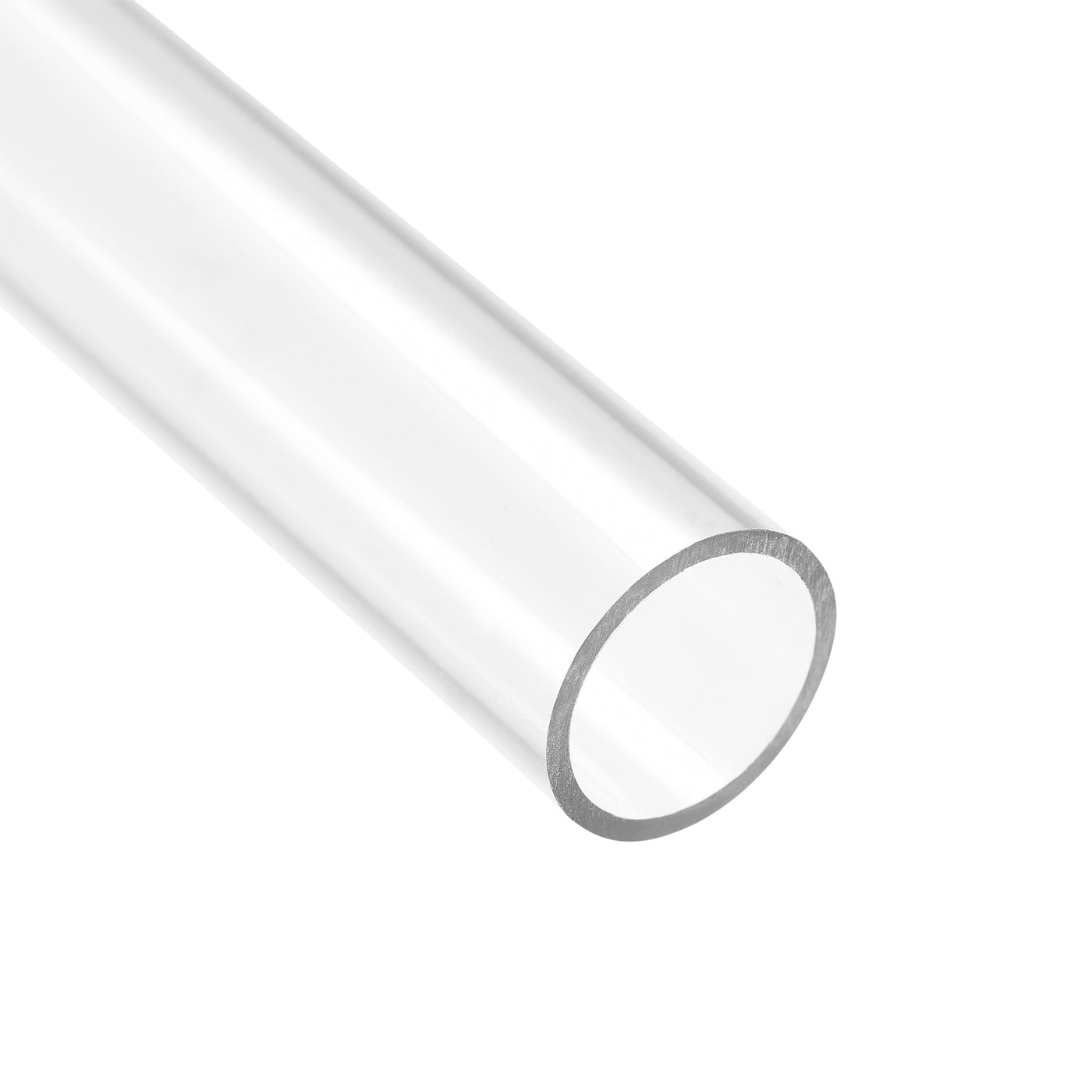 Uxcell Uxcell PC Rigid Round Clear Tubing 8mm(0.31 Inch)IDx10mm(0.4 Inch)ODx305mm(1Ft) Length Plastic Tube