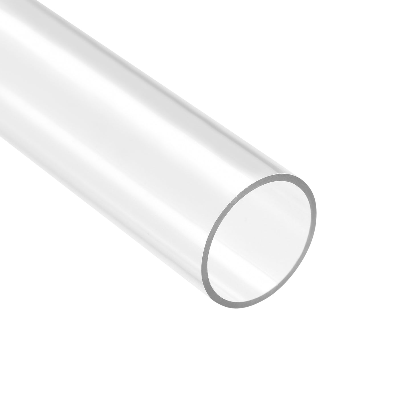 uxcell Uxcell Clear Rigid Tubing Round Plastic Polycarbonate Tubes