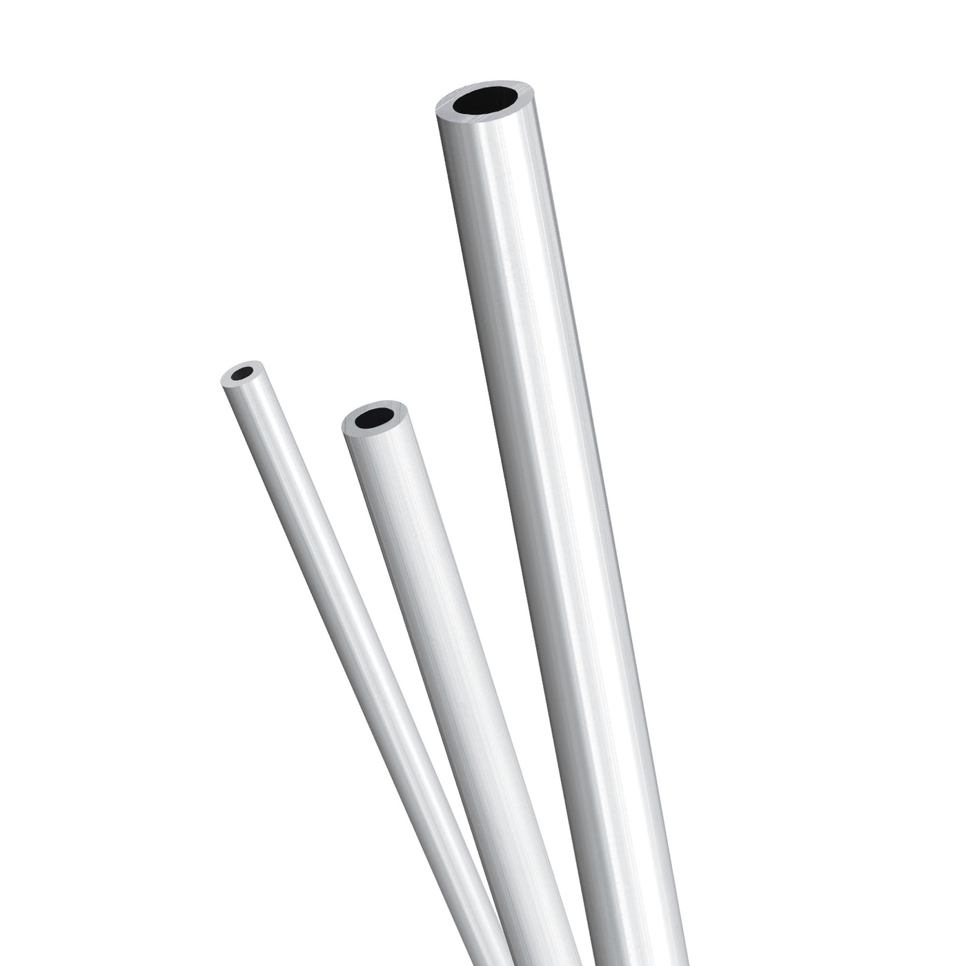 uxcell Uxcell 6063 Aluminum Tube, 4mm 5mm 6mm OD x 1mm Wall Thickness 300mm Length Seamless Round Pipe Tubing, Pack of 3