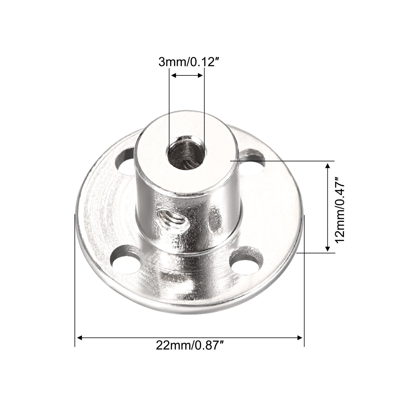 uxcell Uxcell Rigid Flange Coupling Motor Guide Shaft Coupler DIY