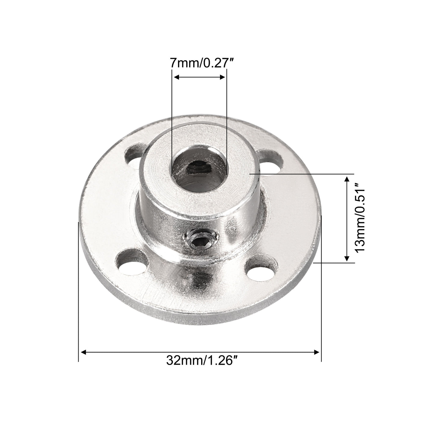 uxcell Uxcell Rigid Flange Coupling Motor Guide Shaft Coupler DIY