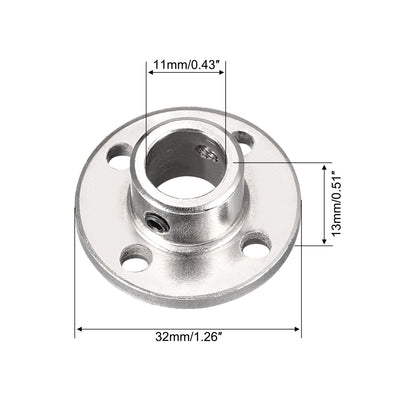 Harfington Uxcell Rigid Flange Coupling Motor Guide Shaft Coupler DIY