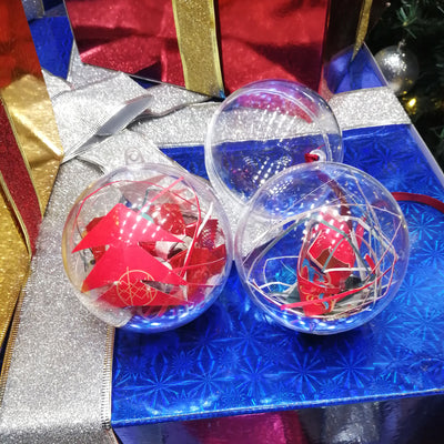 Harfington Uxcell Plastic Ornaments Ball