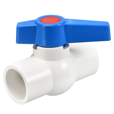 Harfington Uxcell Ball Valve, PVC Socket End Valve for Aquarium Setup, Sump Pump, Pool, Garden Sprinkler