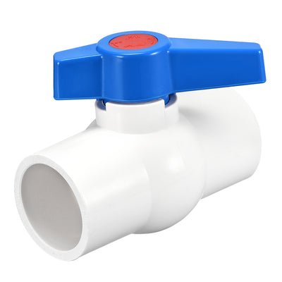 Harfington Uxcell Ball Valve, PVC Socket End Valve for Aquarium Setup, Sump Pump, Pool, Garden Sprinkler