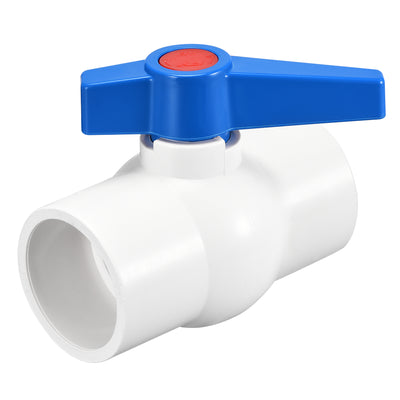 Harfington Uxcell Ball Valve, PVC Socket End Valve for Aquarium Setup, Sump Pump, Pool, Garden Sprinkler