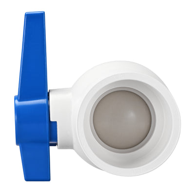 Harfington Uxcell Ball Valve, PVC Socket End Valve for Aquarium Setup, Sump Pump, Pool, Garden Sprinkler