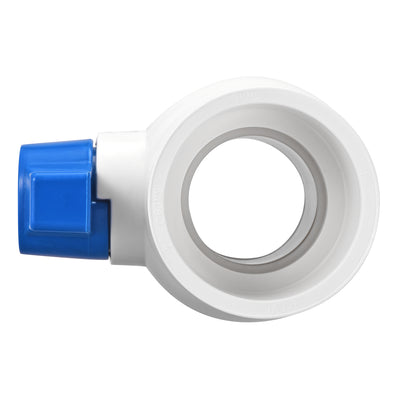 Harfington Uxcell Ball Valve, PVC Socket End Valve for Aquarium Setup, Sump Pump, Pool, Garden Sprinkler