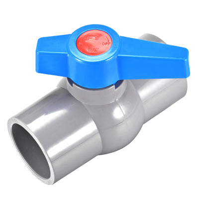 Harfington Uxcell Ball Valve, PVC Socket End Valve for Aquarium Setup, Sump Pump, Pool, Garden Sprinkler