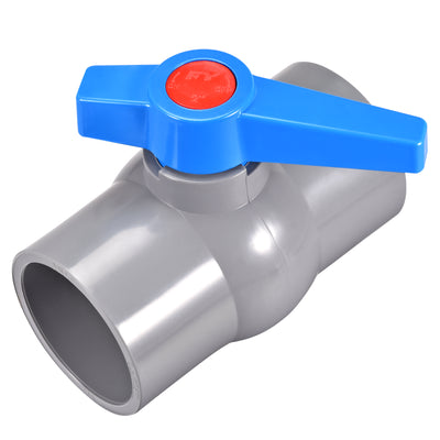 Harfington Uxcell Ball Valve, PVC Socket End Valve for Aquarium Setup, Sump Pump, Pool, Garden Sprinkler