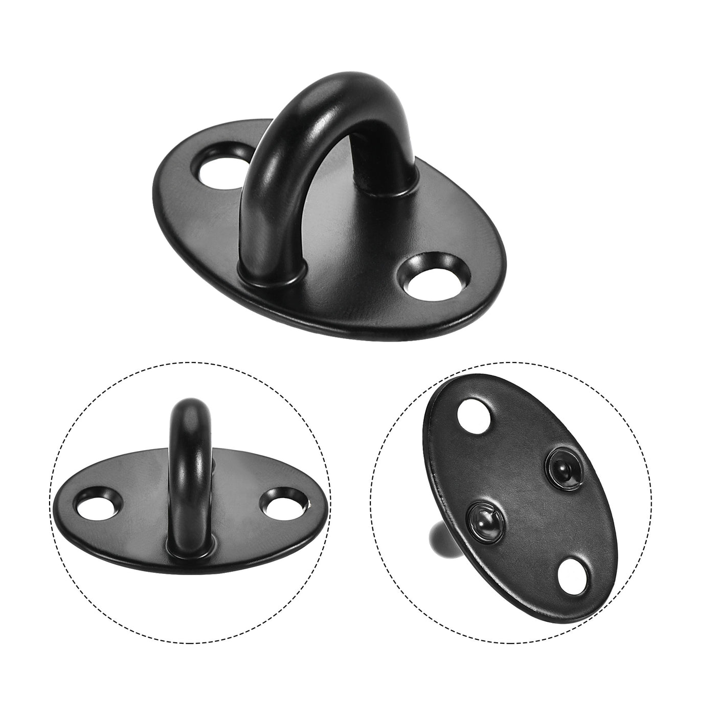 Harfington Cabin Hook Eye Latch Gate, Door Swivel Window Hook 201 Stainless Steel with Screws