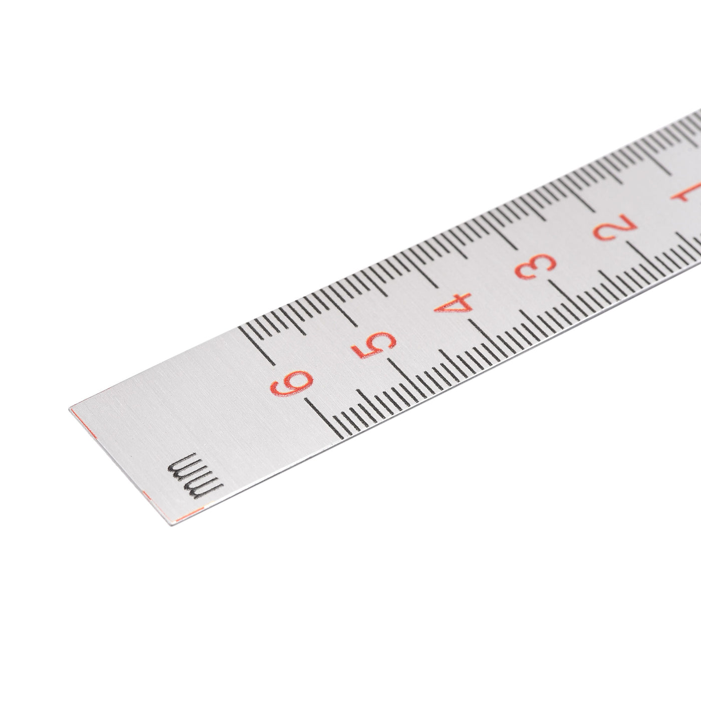 Uxcell Center Finding Ruler 110mm-0-110mm Table Sticky Adhesive Tape Measure, Aluminum Track Ruler with Holes, (from The middle). | Harfington