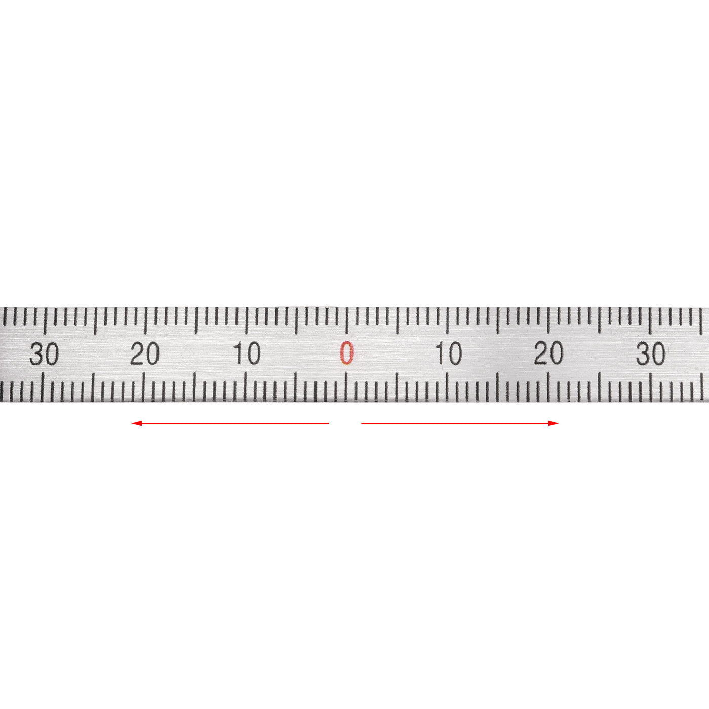 Uxcell Uxcell Center Finding Ruler 270mm-0-270mm Table Sticky Adhesive Tape Measure, Aluminum Track Ruler with Holes, (from the middle).