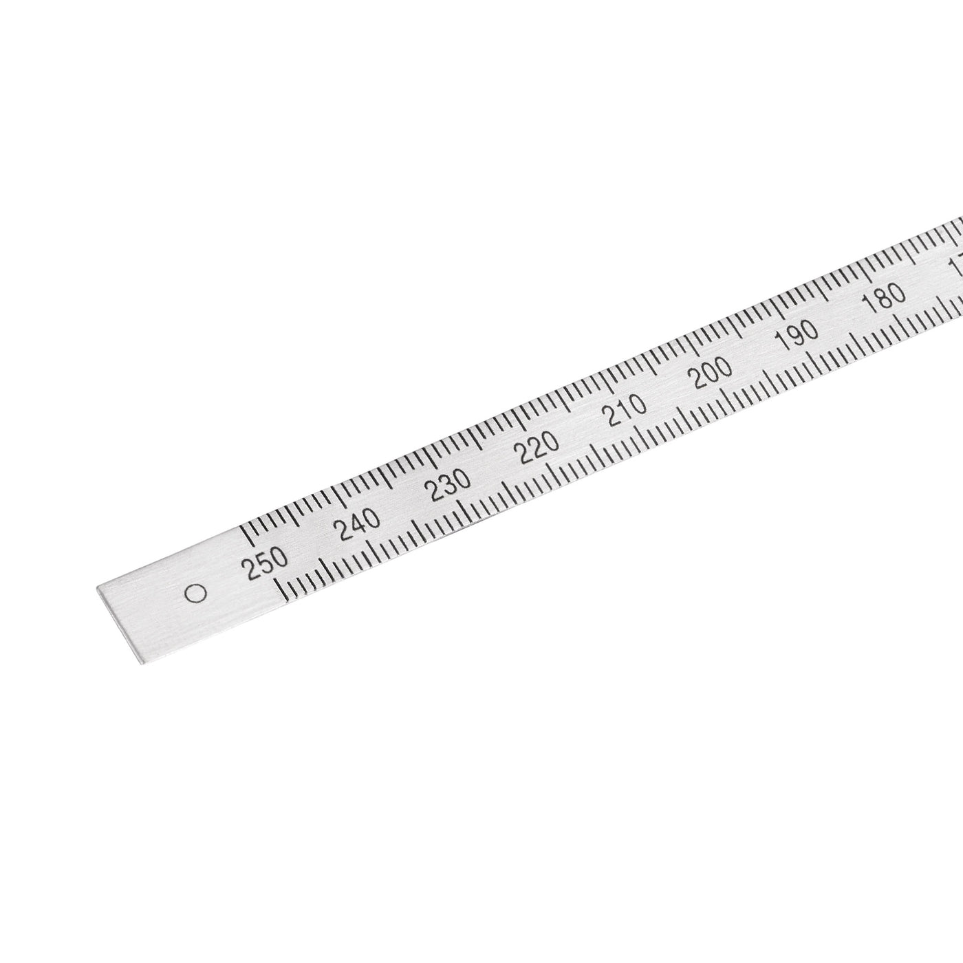 Uxcell Uxcell Center Finding Ruler 270mm-0-270mm Table Sticky Adhesive Tape Measure, Aluminum Track Ruler with Holes, (from the middle).