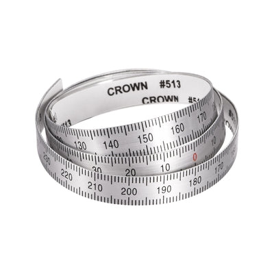 Harfington Uxcell Center Finding Ruler 270mm-0-270mm Table Sticky Adhesive Tape Measure, Aluminum Track Ruler with Holes, (from the middle).