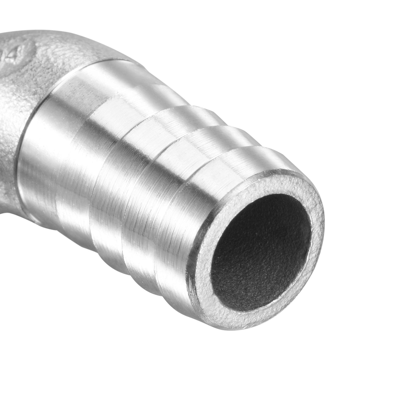 Uxcell Uxcell Stainless Steel Hose Barb Fitting Elbow 16mm x G3/8 Male Pipe Connector