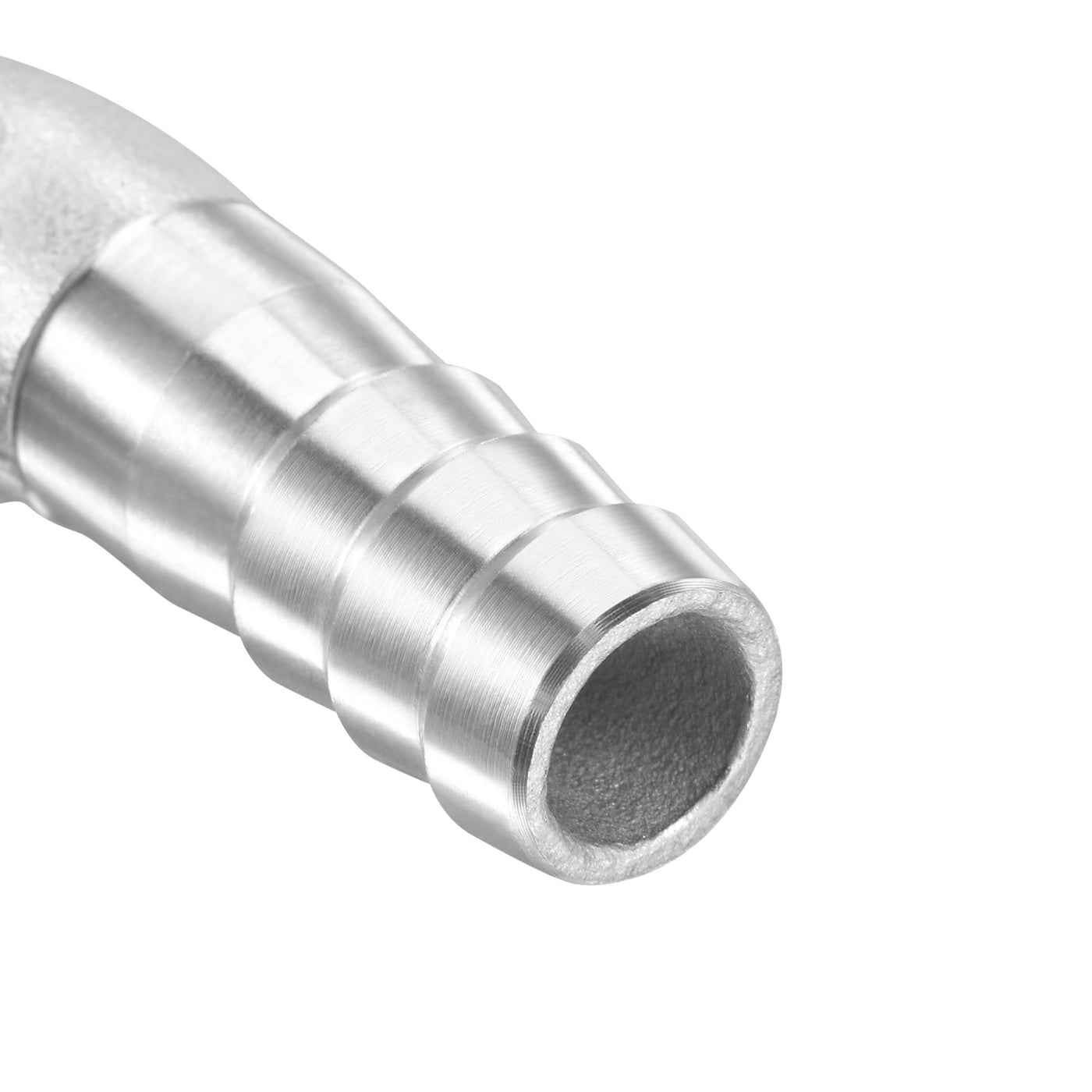 Uxcell Uxcell Stainless Steel Hose Barb Fitting Elbow 20mm x G1/2 Male Pipe Connector