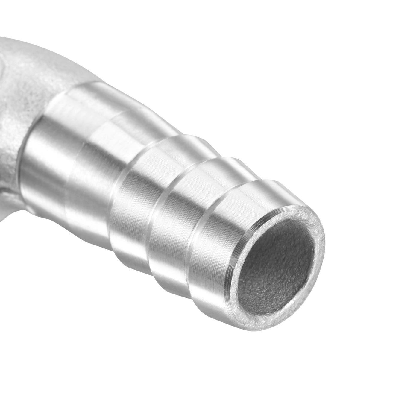 Uxcell Uxcell Stainless Steel Hose Barb Fitting Elbow 20mm x G1/2 Male Pipe Connector