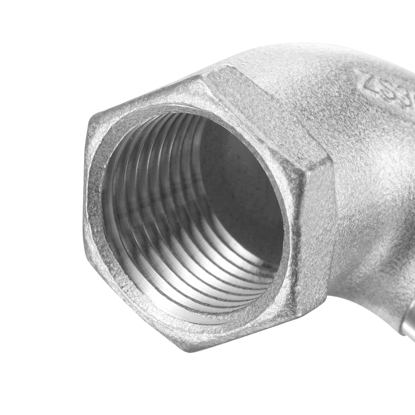 Uxcell Uxcell Stainless Steel Hose Barb Fitting Elbow 20mm x 1/2" NPT Female Pipe Connector