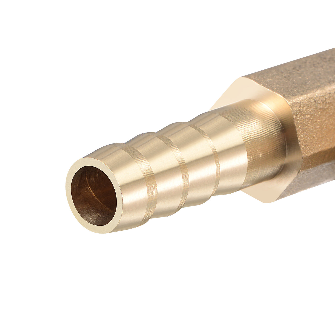 Uxcell Uxcell Brass Hose Barb Fitting Elbow 14mm x G1/2 Female Pipe Connector