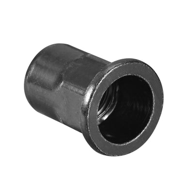 Harfington Uxcell Rivet Nuts Half Hexagonal Carbon Steel Flat Head Threaded Nuts