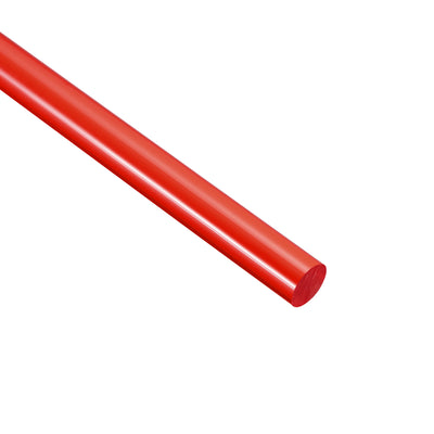 Harfington Uxcell Acrylic Round Rod,Colorful,1/4" Diameter 11-5/8" Length, Solid Plastic PMMA Bar Stick