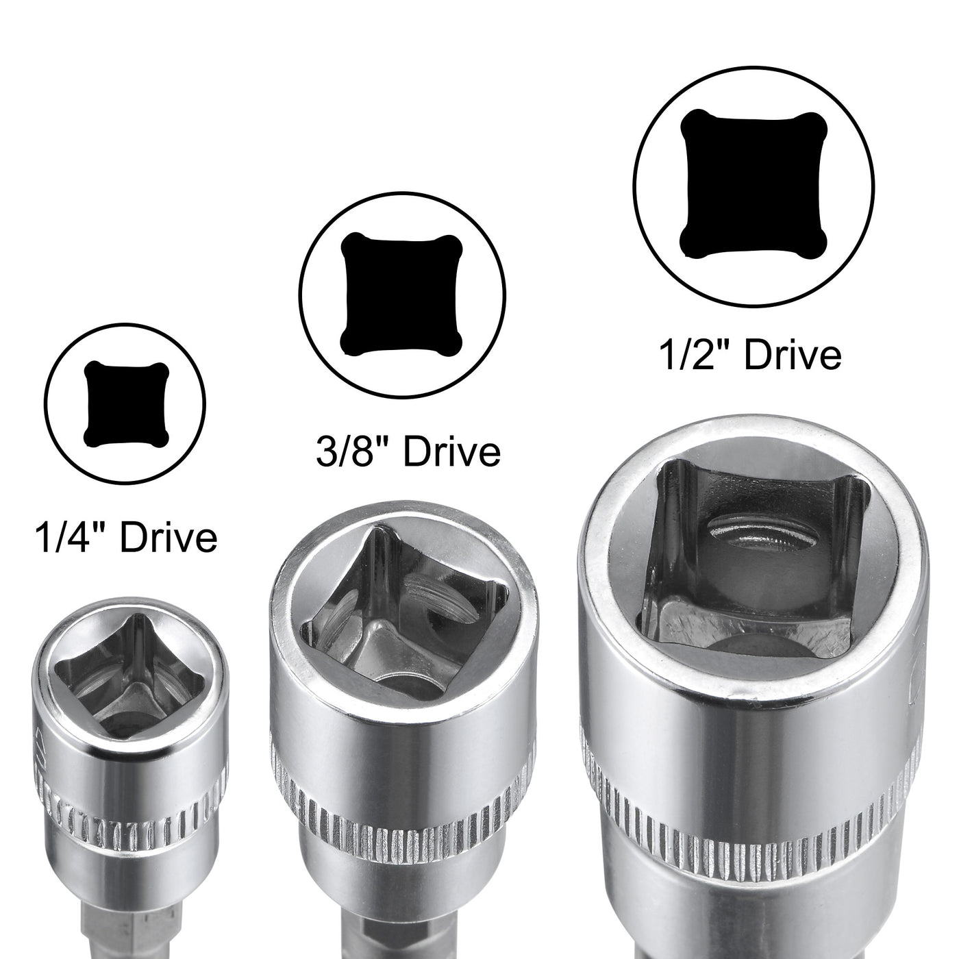 uxcell Uxcell T8 - T70 Torx Bit Socket Set, CR-V Bits & Sockets (For Hand Use Only) 13-Piece