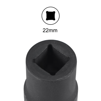 Harfington Drive by Square Impact Socket, CR-MO, Standard Metric Sizes