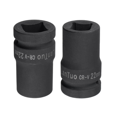 Harfington Drive by Square Impact Socket, CR-MO, Standard Metric Sizes