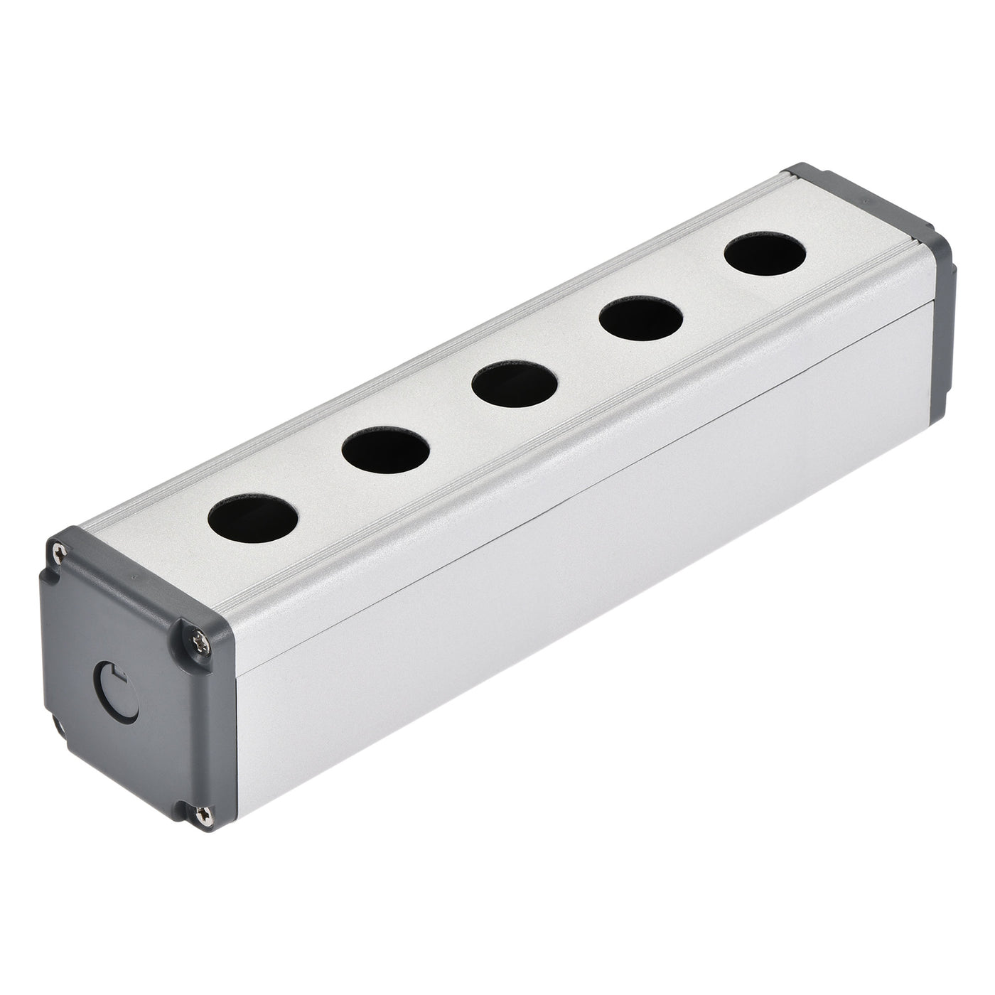 uxcell Uxcell 5 Holes 16mm Aluminum Switch Button Station Box with a PG7 Cable Gland