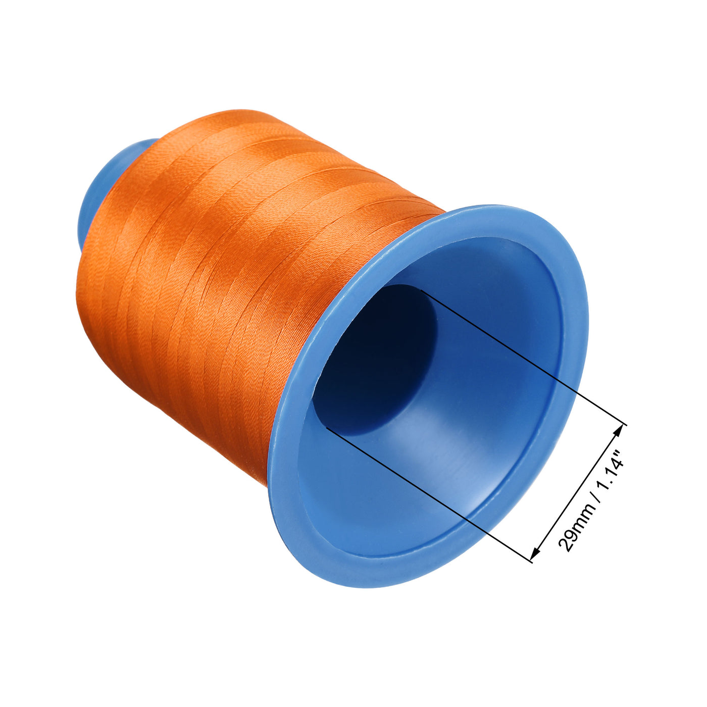 Uxcell Uxcell Bonded Polyester Threads Extra-strong 1312 Yards 210D/0.32mm (Snow, 2pcs)