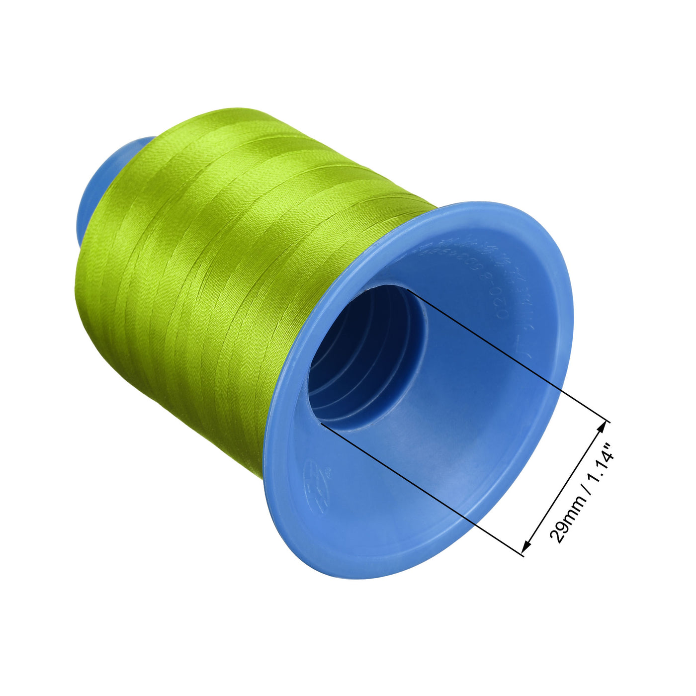 Uxcell Uxcell Bonded Polyester Sewing Threads Extra Strong 1312 Yards 210D/0.32mm Upholstery Thread for Manual and Machine Sews (Green, 2pcs)