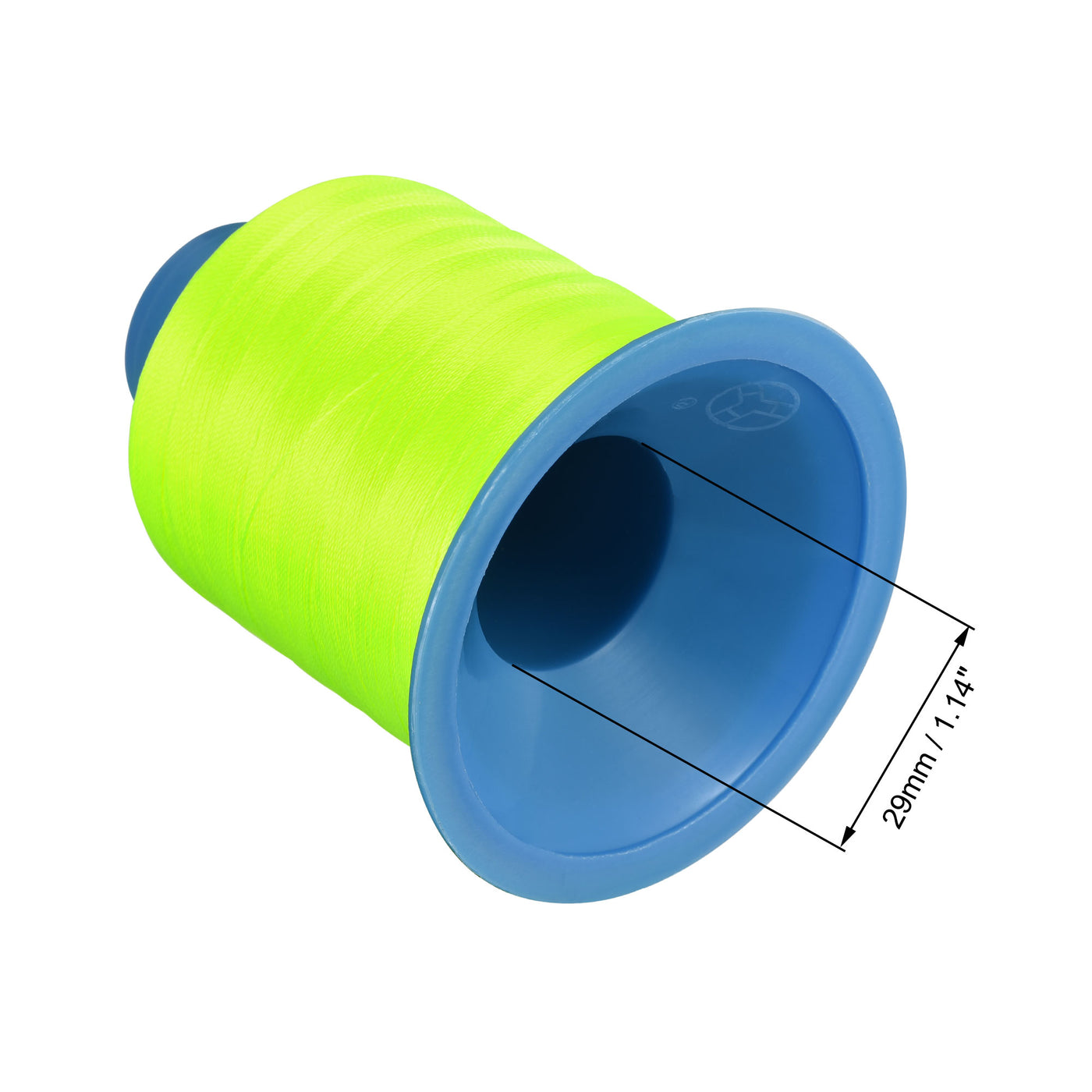 Uxcell Uxcell Bonded Polyester Threads Extra-strong 1968 Yards 150D/0.25mm (Lawn Green, 2pcs)