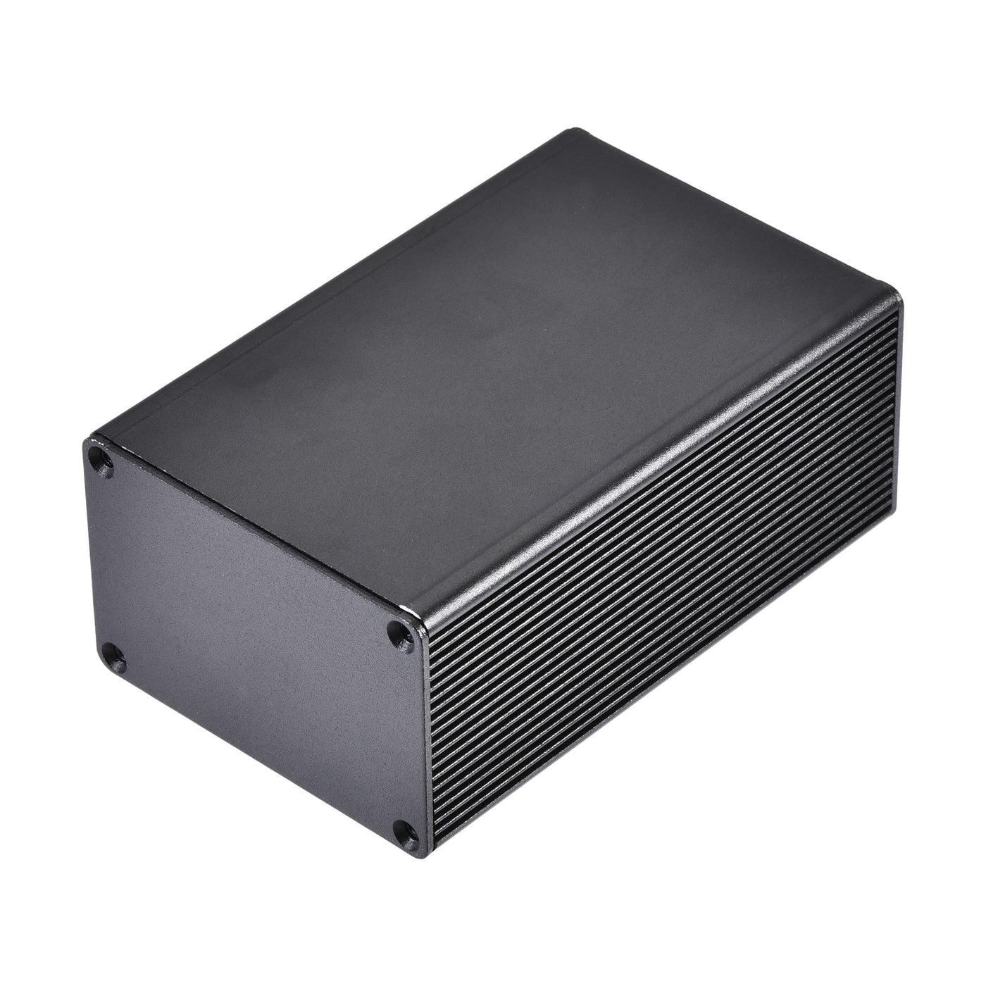 uxcell Uxcell 100mm x 66mm x 43mm Aluminum Electrical Project Case for Audio Amplifier Black