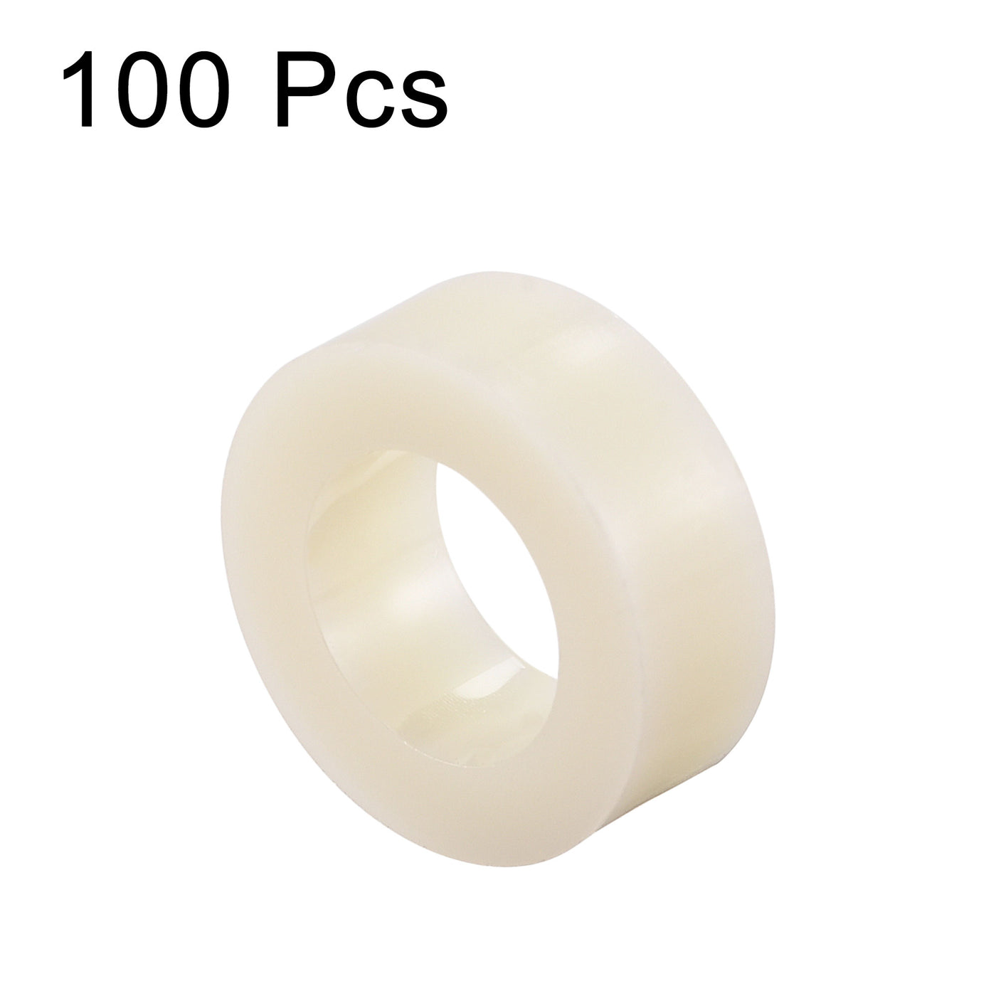 uxcell Uxcell ABS Round Spacer Washer OD L for Screws, Beige