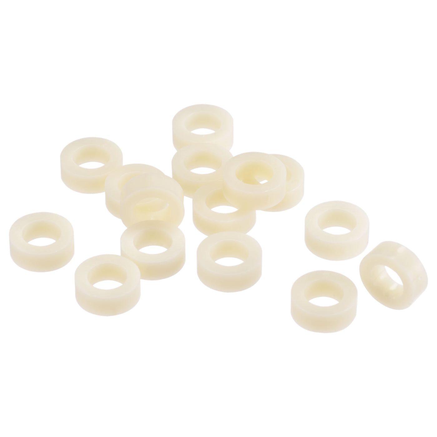 uxcell Uxcell ABS Round Spacer Washer OD L for Screws, Beige