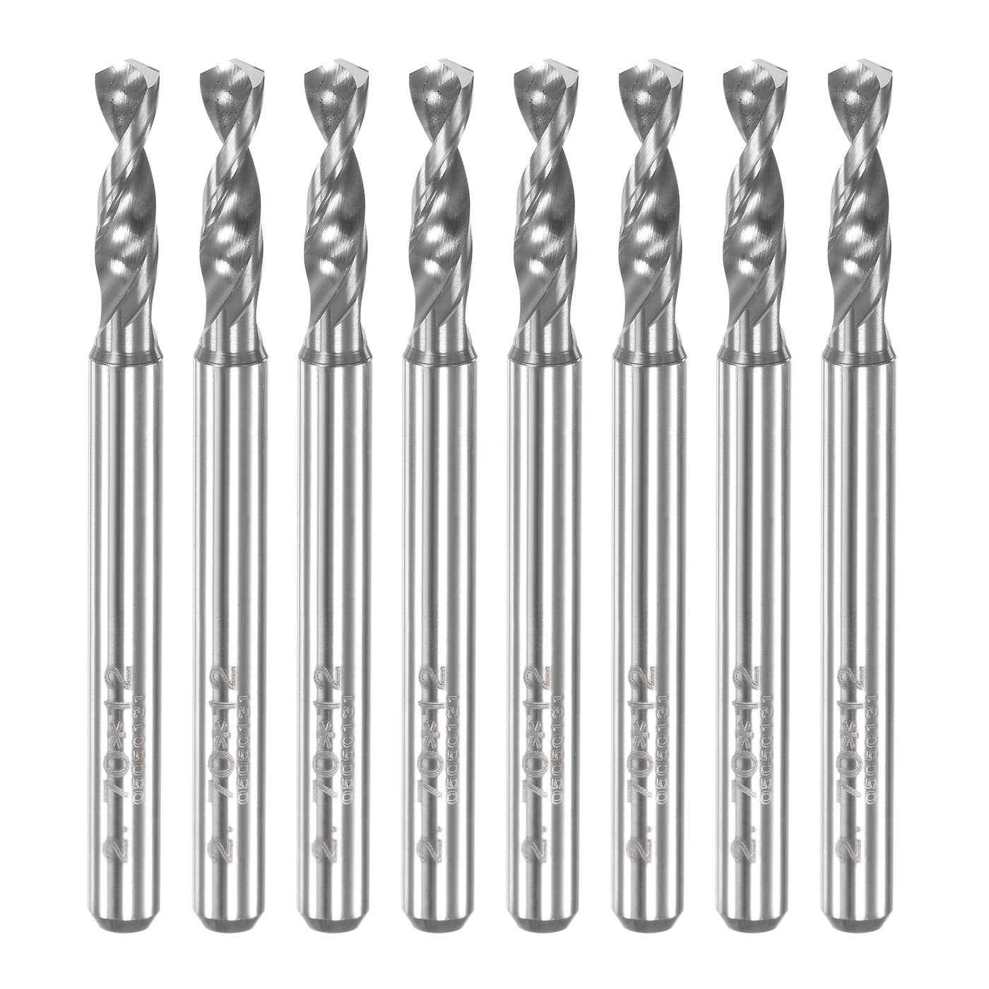 Uxcell Uxcell 3.15mm Tungsten Carbide Spiral Flute 1/8" Shank Circuit Board PCB Drill Bit 8pcs