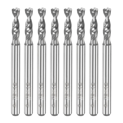 Harfington Uxcell 3.15mm Tungsten Carbide Spiral Flute 1/8" Shank Circuit Board PCB Drill Bit 8pcs