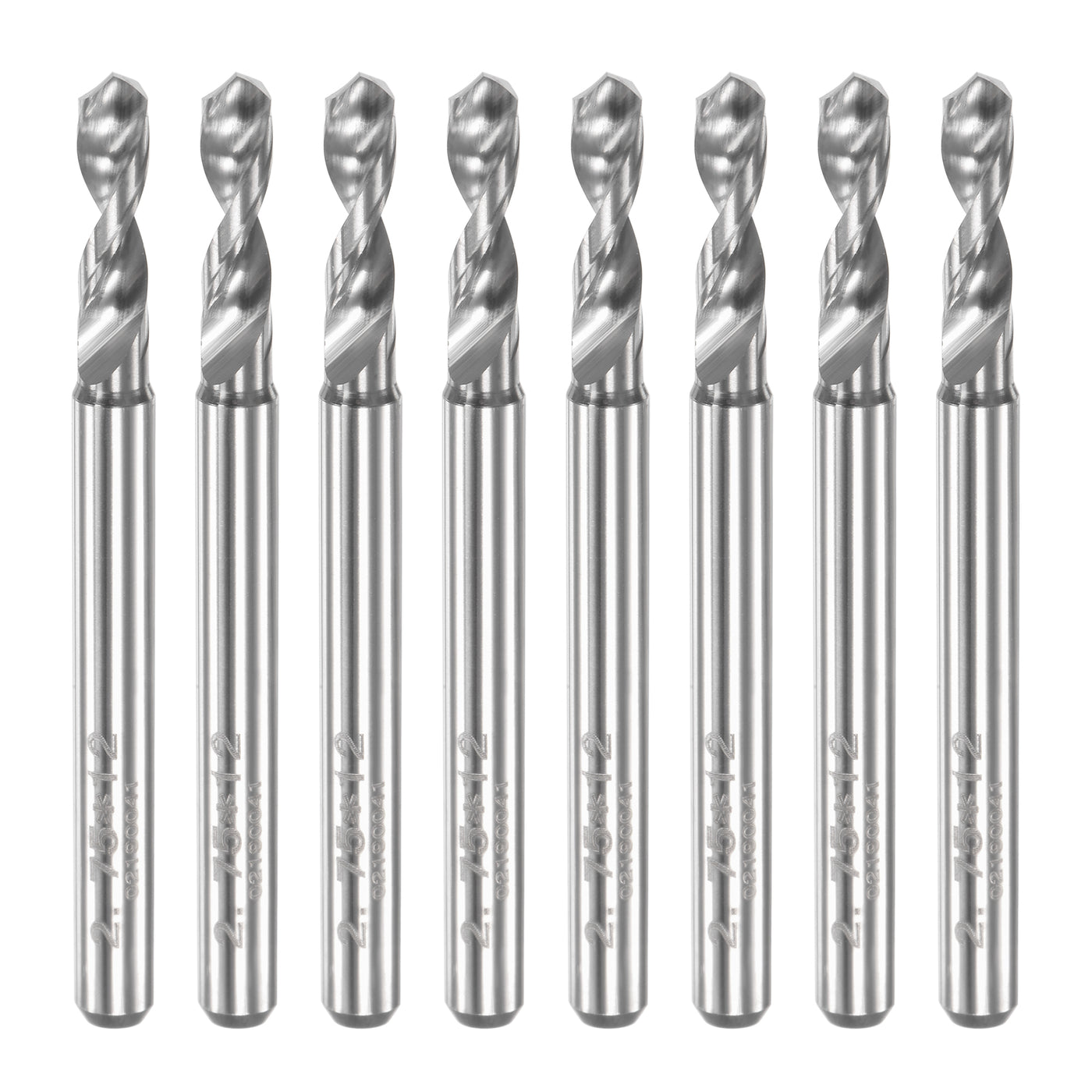 Uxcell Uxcell 3.15mm Tungsten Carbide Spiral Flute 1/8" Shank Circuit Board PCB Drill Bit 8pcs