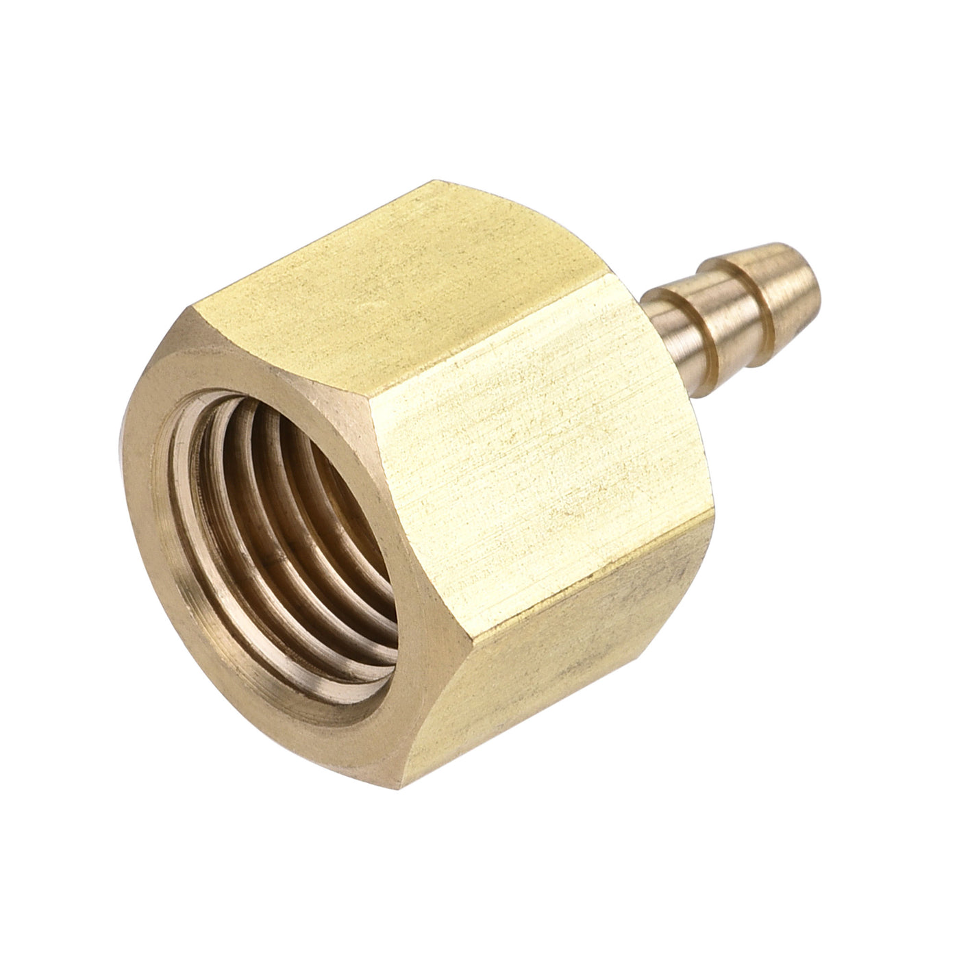 Uxcell Uxcell Brass Barb Hose Fitting Connector Adapter 3/8 Barbed x 1/4NPT Female Pipe