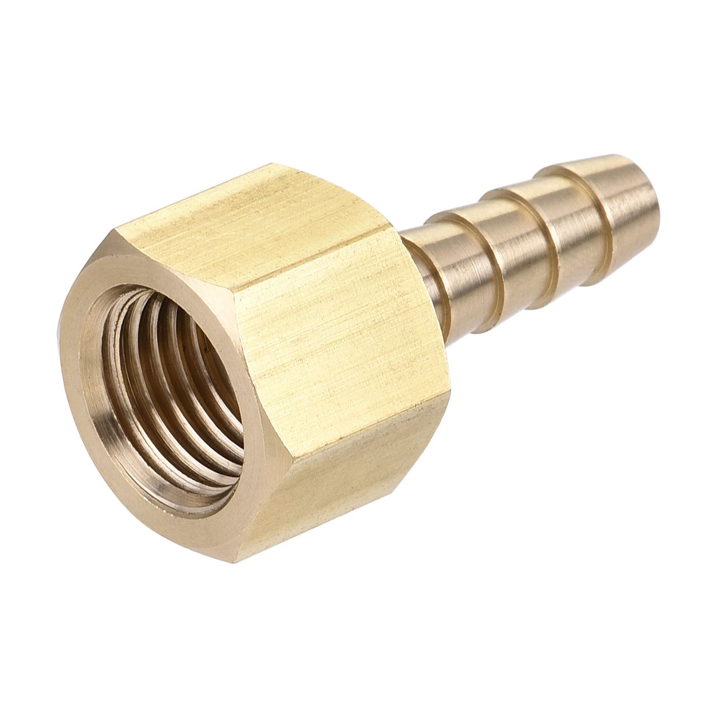 Uxcell Uxcell Brass Barb Hose Fitting Connector Adapter 3/8 Barbed x 1/4NPT Female Pipe