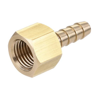 Harfington Uxcell Brass Barb Hose Fitting Connector Adapter 3/8 Barbed x 1/4NPT Female Pipe