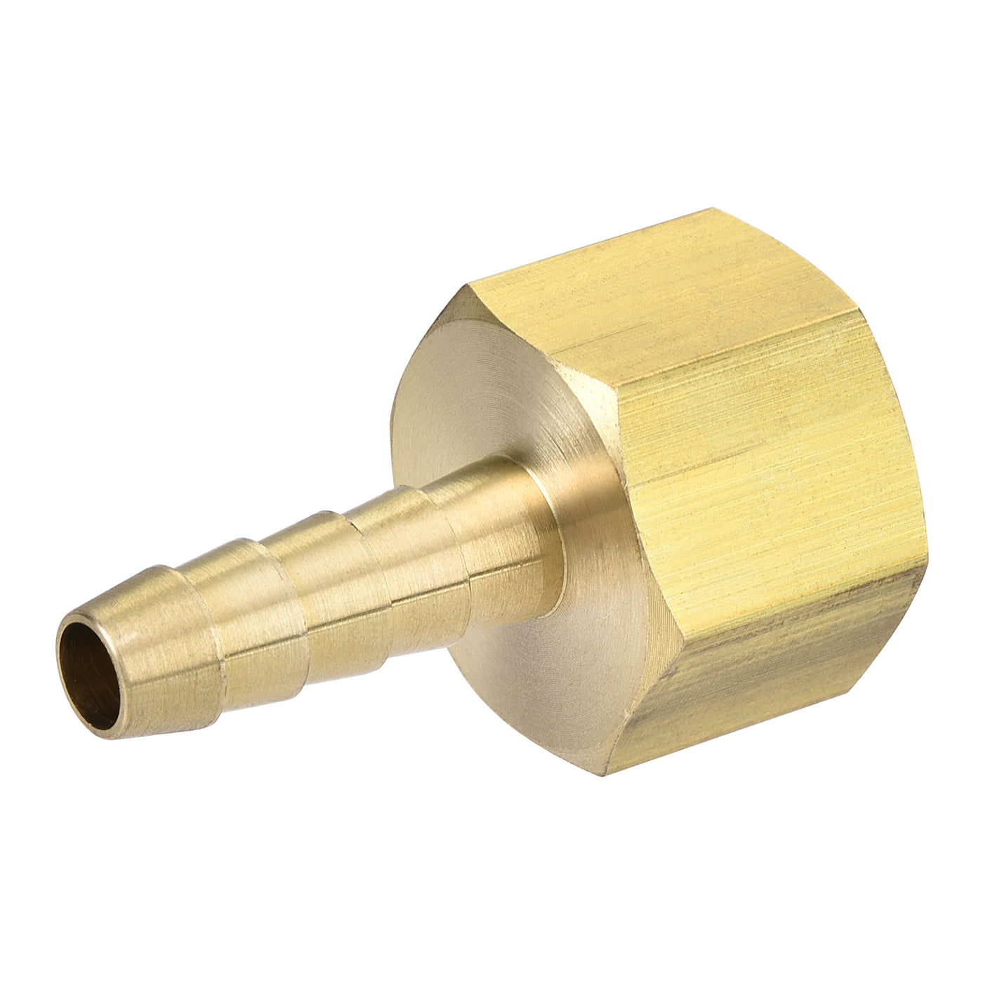 Uxcell Uxcell Brass Barb Hose Fitting Connector Adapter 3/8 Barbed x 1/4NPT Female Pipe